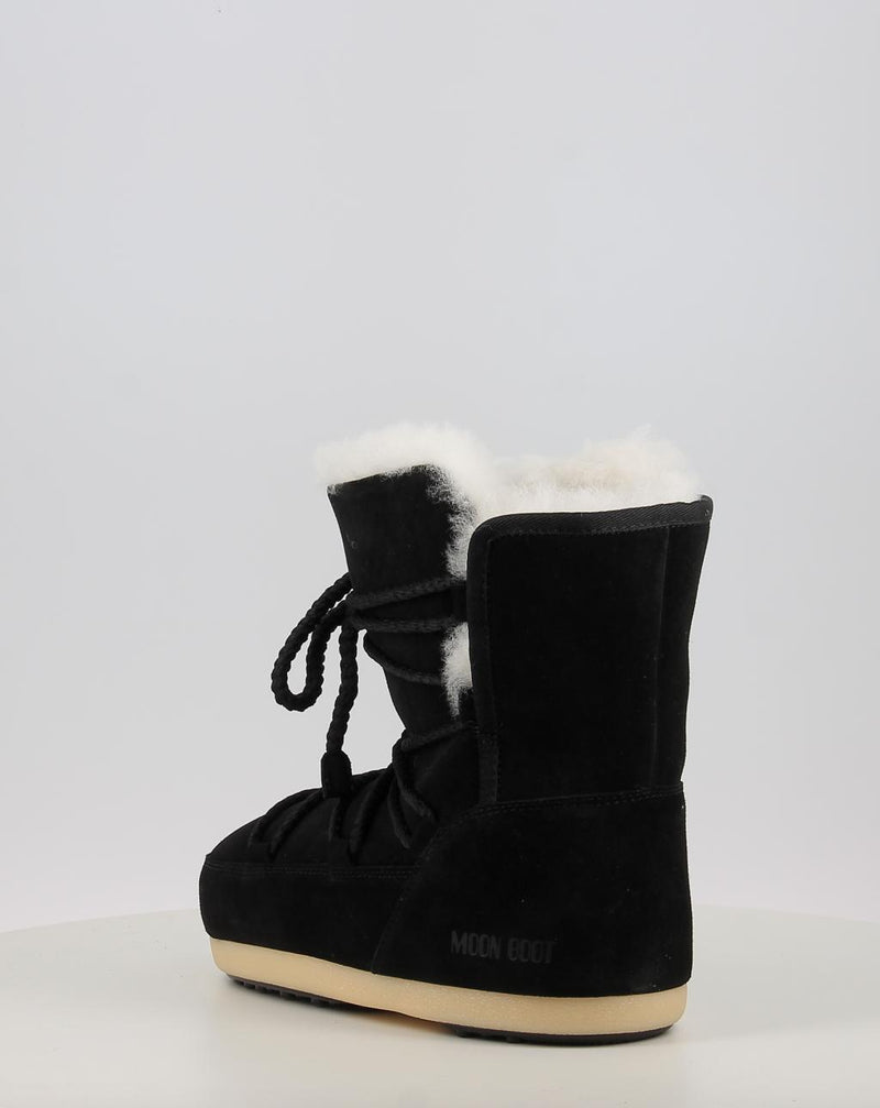 Bottes MOON BOOT MB EVX BOOT SUEDE / SHEARLING noir