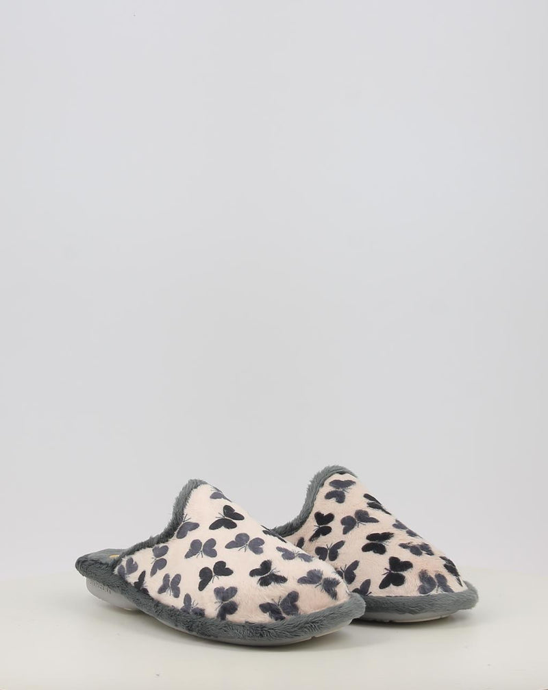 Chaussons de Maison BIO RELAX MARIPOSA 4514 gris