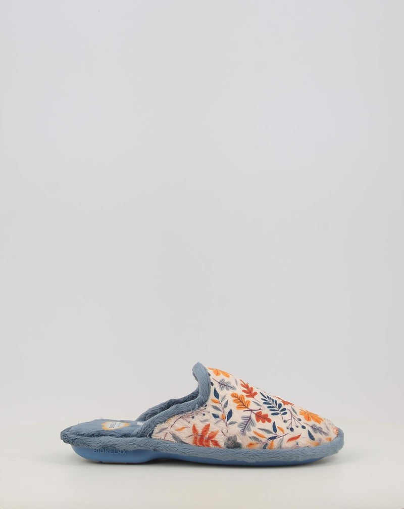 Chaussons de Maison BIO RELAX GAIA 4538 bleu