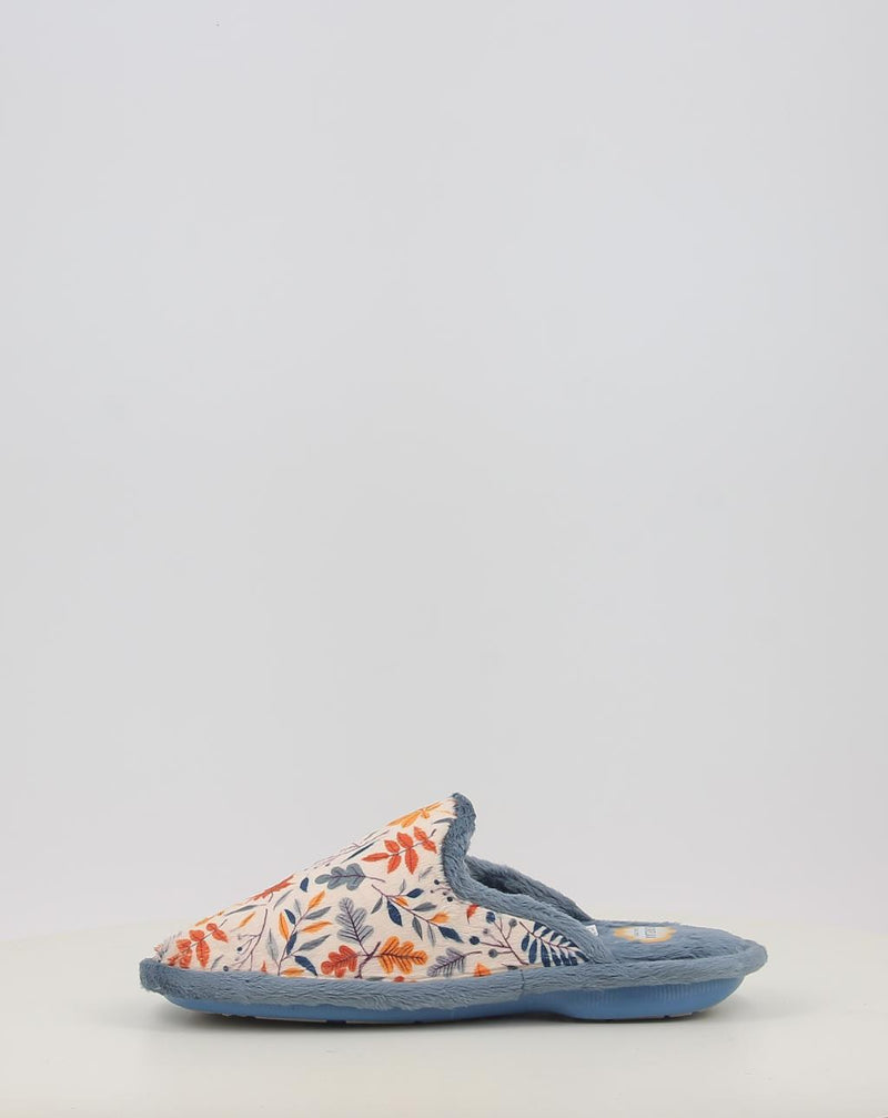 Chaussons de Maison BIO RELAX GAIA 4538 bleu