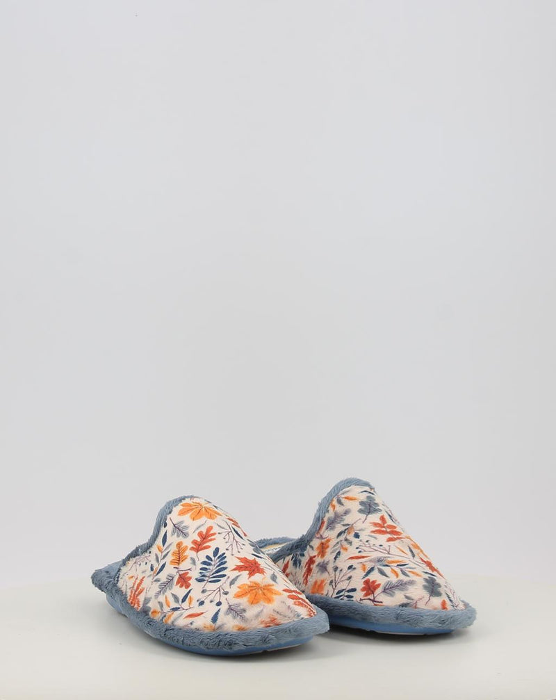 Chaussons de Maison BIO RELAX GAIA 4538 bleu