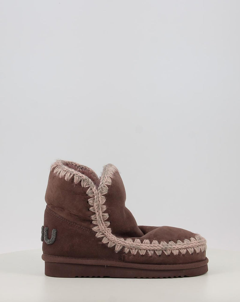 Bottes MOU ESKIMO 18 GLITTER LOGO marron