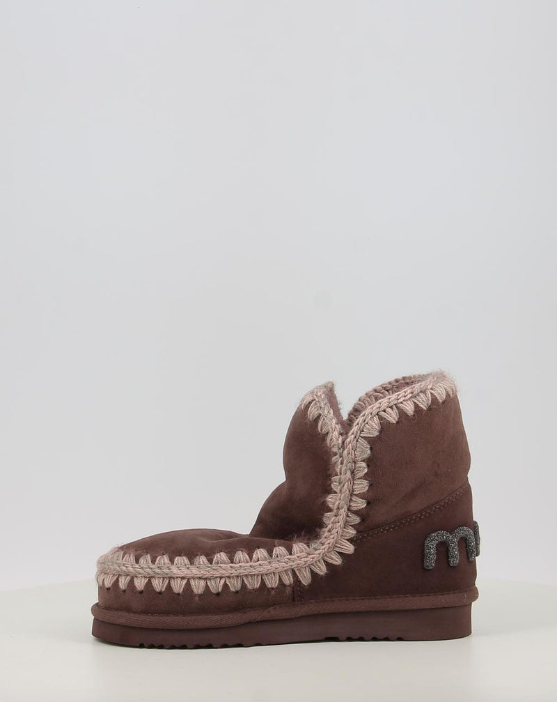 Bottes MOU ESKIMO 18 GLITTER LOGO marron