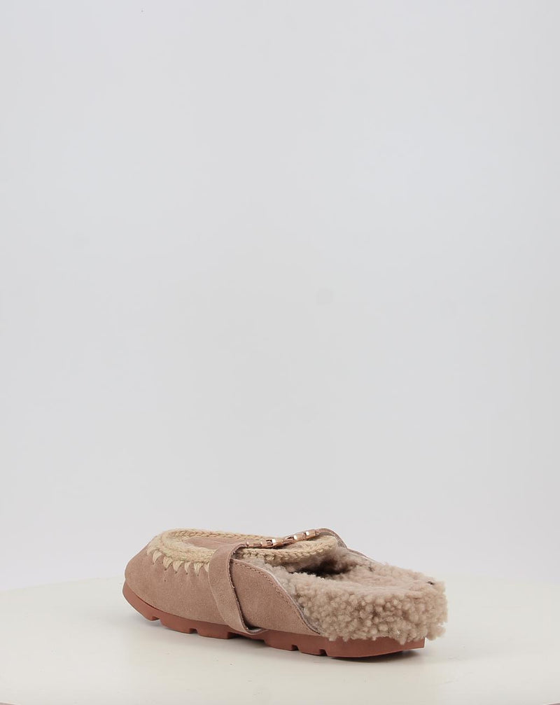 Sabots MOU WINTER BIO SLIDE - LOGO beige