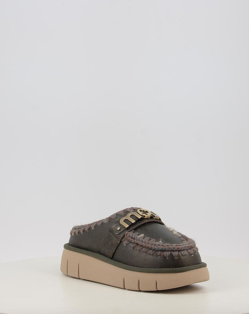 Sabots MOU BOUNCE CLOG SPECIAL LEATHER bronze