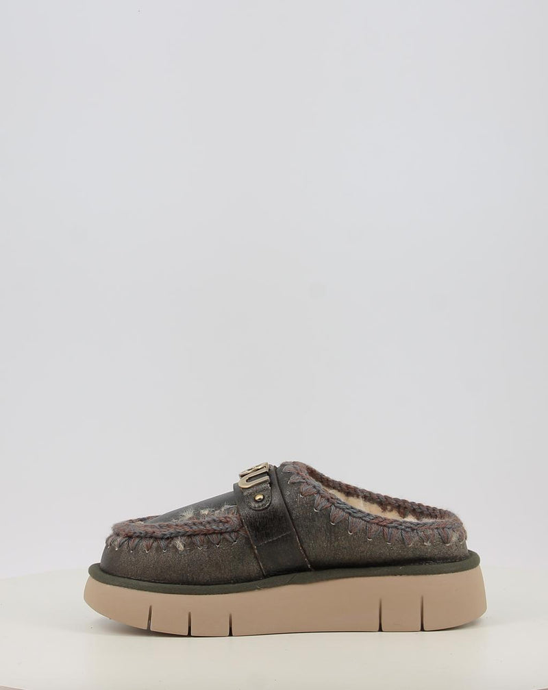 Sabots MOU BOUNCE CLOG SPECIAL LEATHER bronze