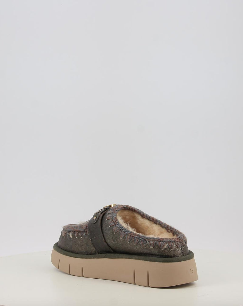 Sabots MOU BOUNCE CLOG SPECIAL LEATHER bronze