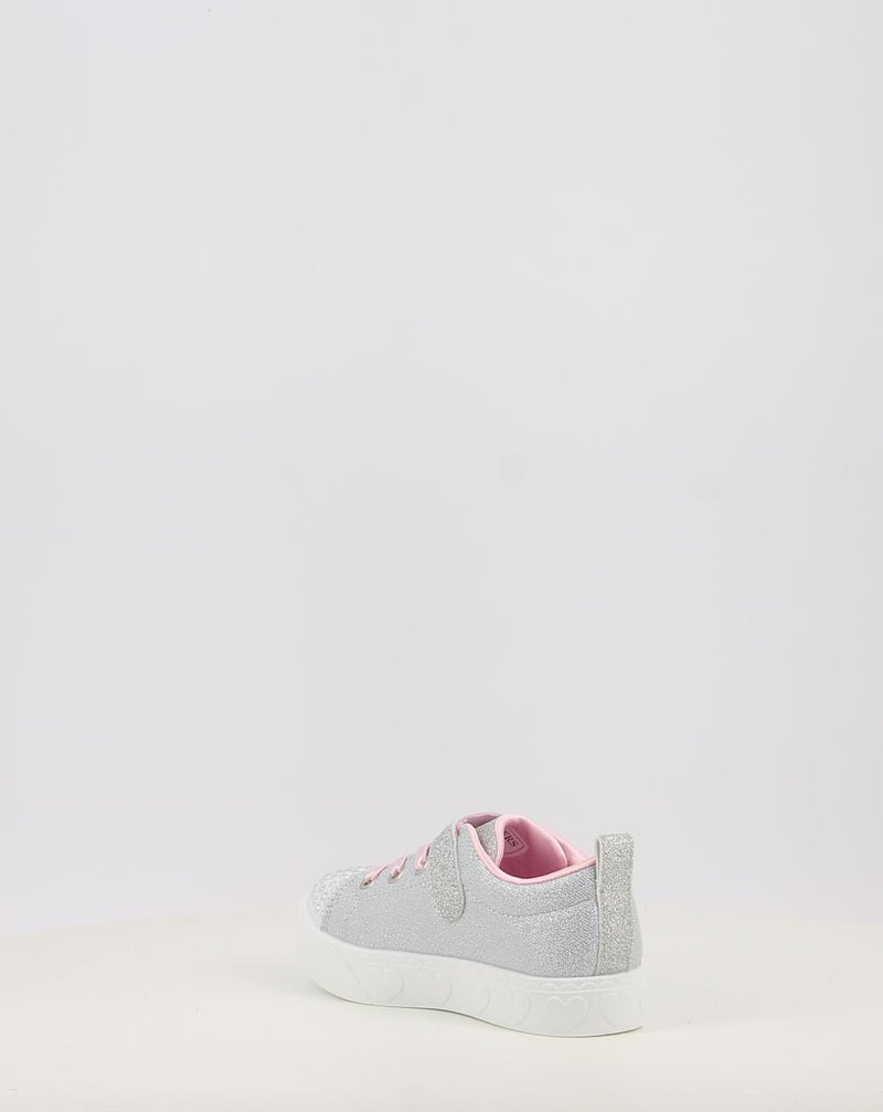 Baskets SKECHERS TWINKLE TOES: HEART STEPS - SHIMMER 314620N argent