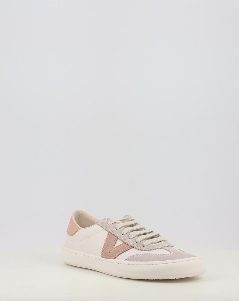 Baskets VICTORIA OLMO BAREFOOT EFECTO PIEL & SERRAJE 1186100 blanc