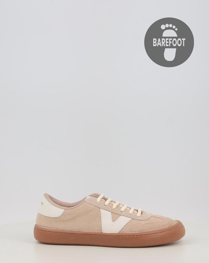 Baskets VICTORIA OLMO BAREFOOT EFECTO PIEL & SERRAJE 1186103 sable