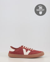 Baskets VICTORIA OLMO BAREFOOT EFECTO PIEL & SERRAJE 1186103 grenat