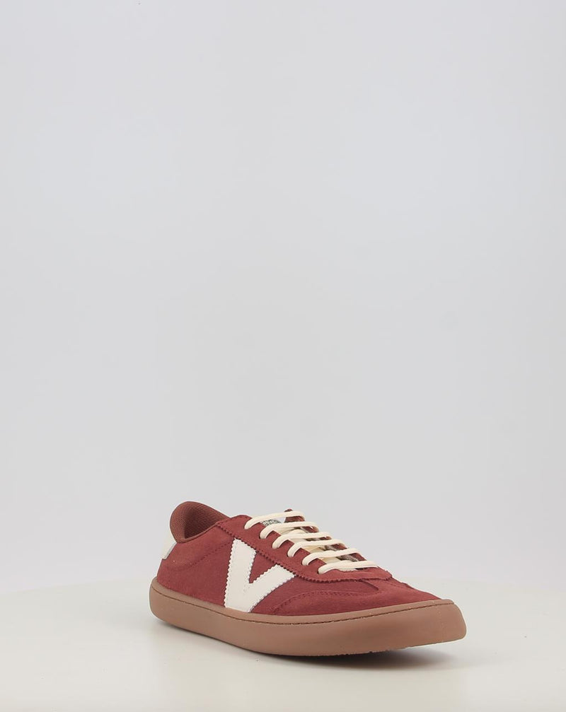 Baskets VICTORIA OLMO BAREFOOT EFECTO PIEL & SERRAJE 1186103 grenat