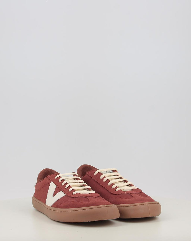 Baskets VICTORIA OLMO BAREFOOT EFECTO PIEL & SERRAJE 1186103 grenat