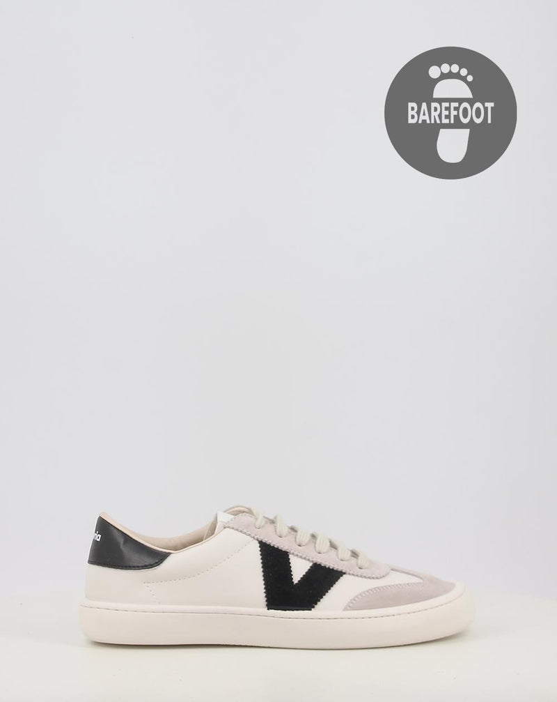 Baskets VICTORIA OLMO BAREFOOT EFECTO PIEL & SERRAJE 1186100 blanc