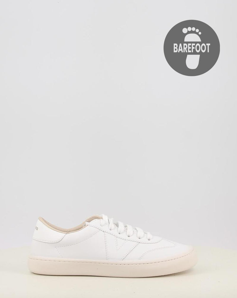 Baskets VICTORIA OLMO BAREFOOT EFECTO PIEL & SERRAJE 1186102 blanc