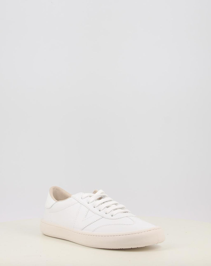 Baskets VICTORIA OLMO BAREFOOT EFECTO PIEL & SERRAJE 1186102 blanc
