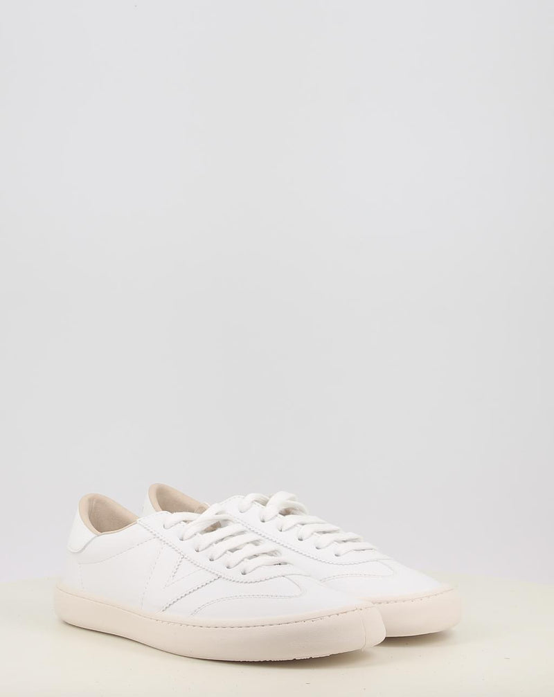Baskets VICTORIA OLMO BAREFOOT EFECTO PIEL & SERRAJE 1186102 blanc