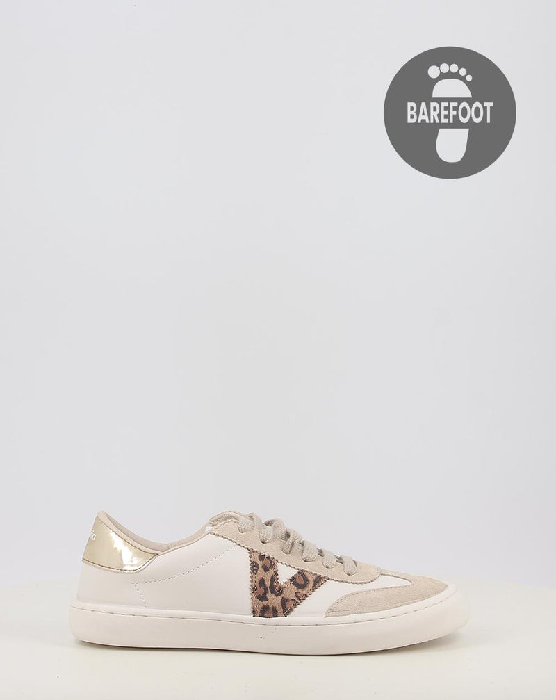 Baskets VICTORIA OLMO BAREFOOT EFECTO PIEL & SERRAJE 1186101 blanc