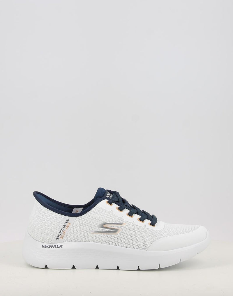 Baskets SKECHERS SLIP-INS: GO WALK FLEX - NETRO 216332 blanc
