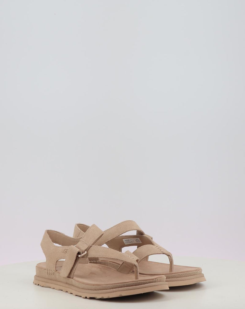 Sandales UGG GOLDENGAZE TOE POST beige