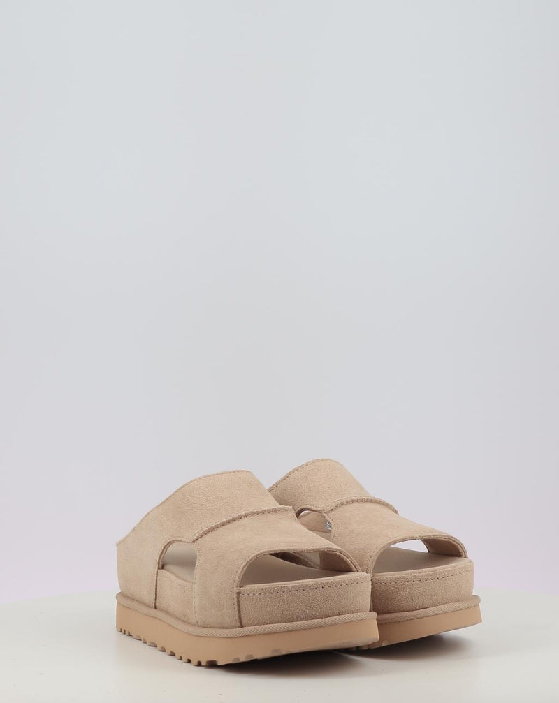 Sandales UGG GOLDENSTAR HI CUTOUT SLIDE beige