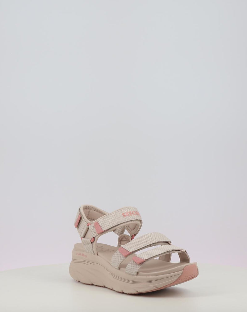 Sandales SKECHERS D'LUX WALKER SANDAL - SEA-SCAPE 119826 taupe