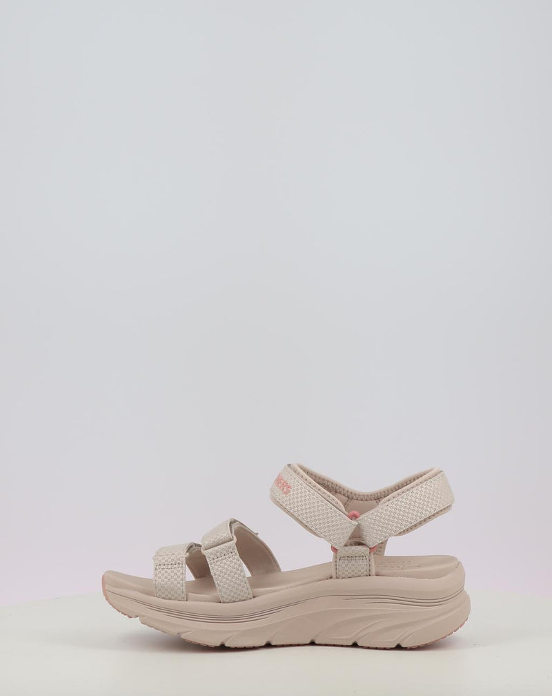 Sandales SKECHERS D'LUX WALKER SANDAL - SEA-SCAPE 119826 taupe