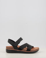Sandales SKECHERS LIFTED COMFORT 163252 noir