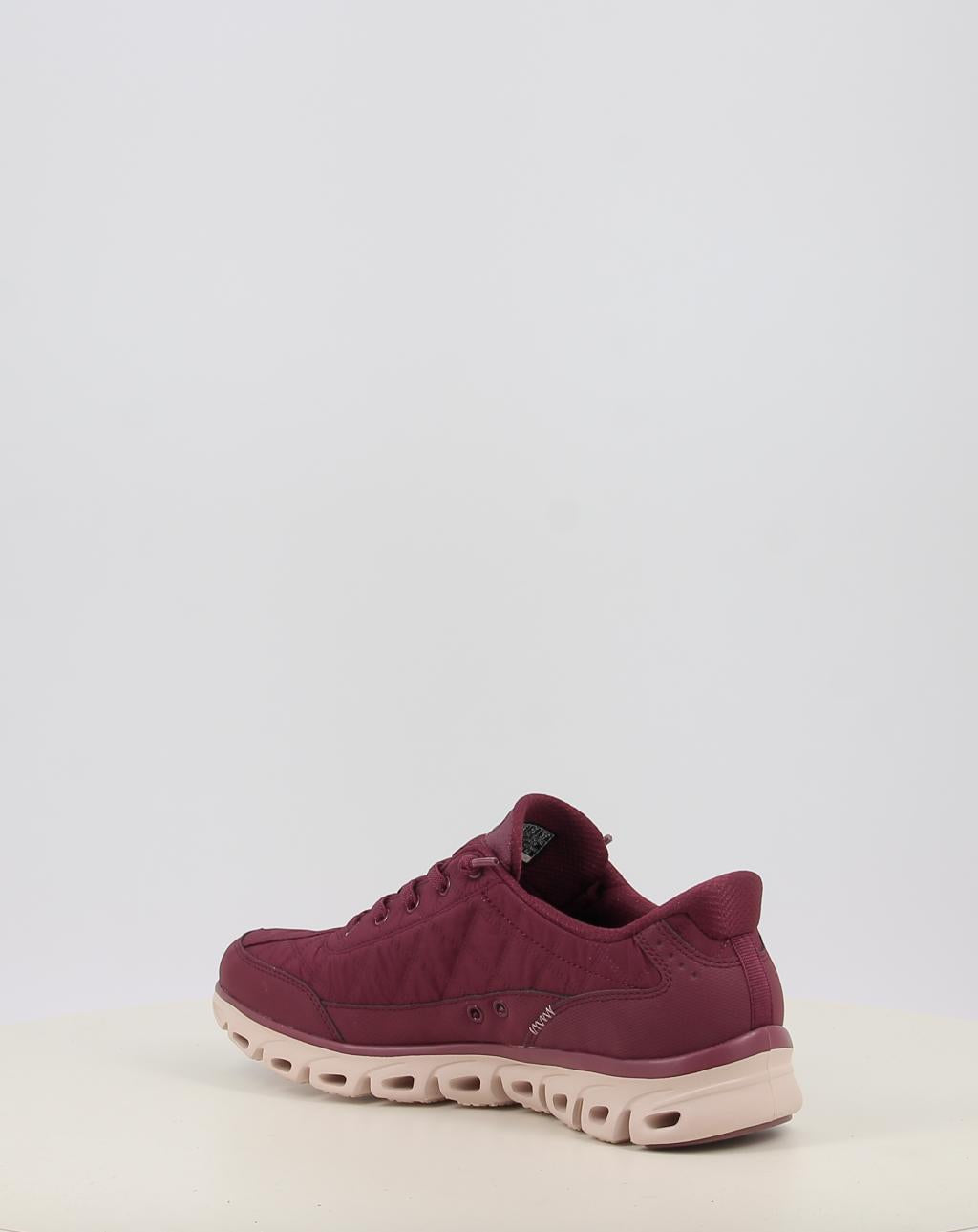 Zapatillas SKECHERS SLIP-INS: GLIDE-STEP - COZY FIT granate