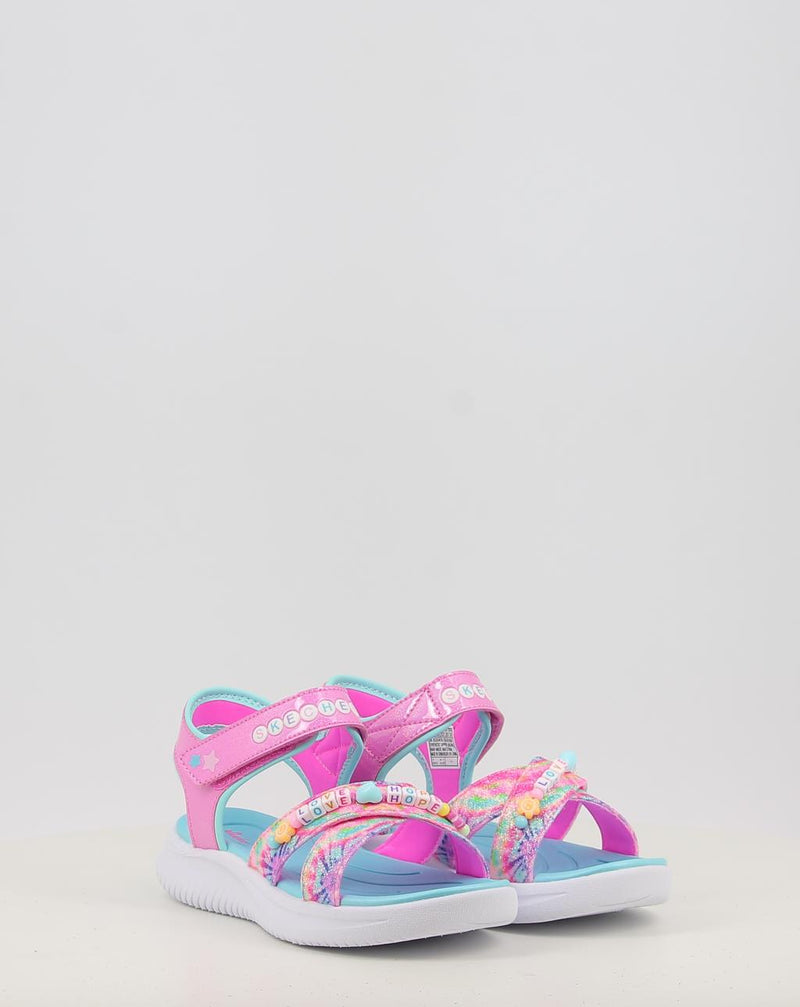 Sandales SKECHERS JUMPSTERS SANDAL - TIE DYE BFFS 303045L rose
