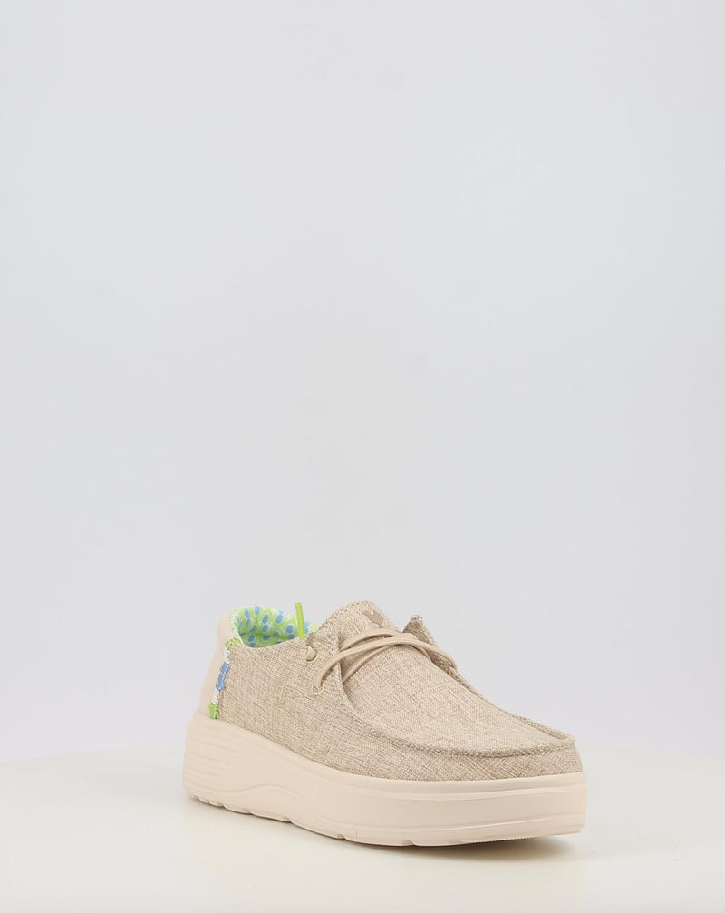 Chaussures bateau WALK IN PITAS POPPY beige