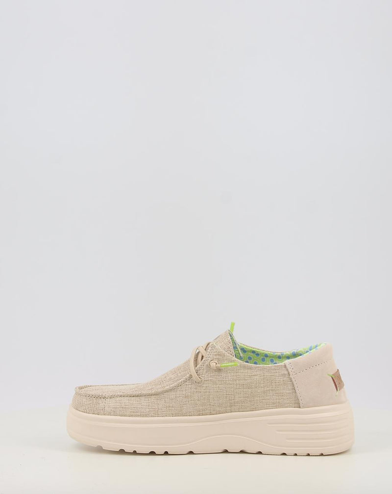 Chaussures bateau WALK IN PITAS POPPY beige