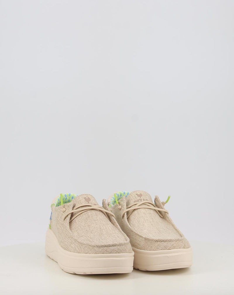 Chaussures bateau WALK IN PITAS POPPY beige