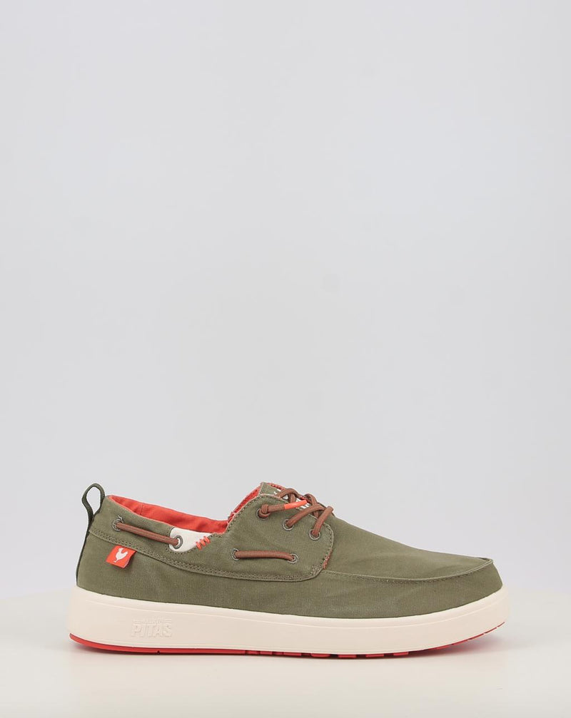 Chaussures bateau WALK IN PITAS MAUI kaki
