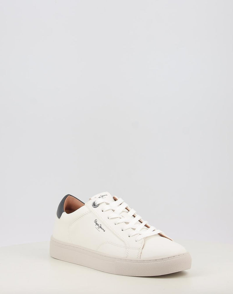 Baskets PEPE JEANS JOE BASIC PMS00048 blanc
