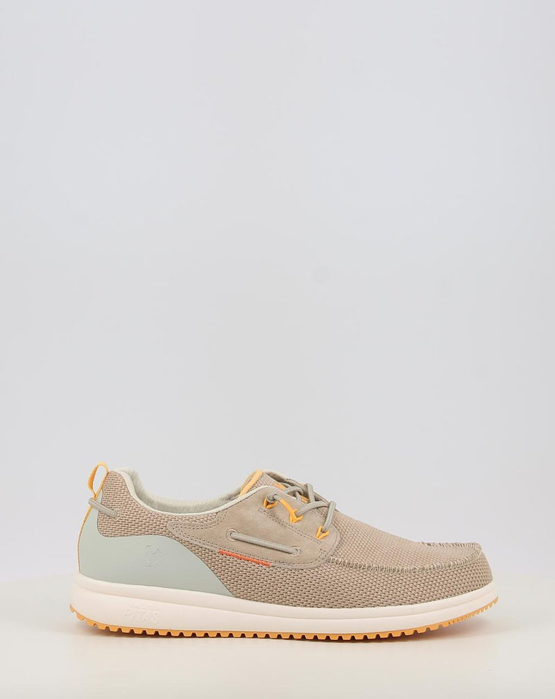 Chaussures bateau WALK IN PITAS BAY sable