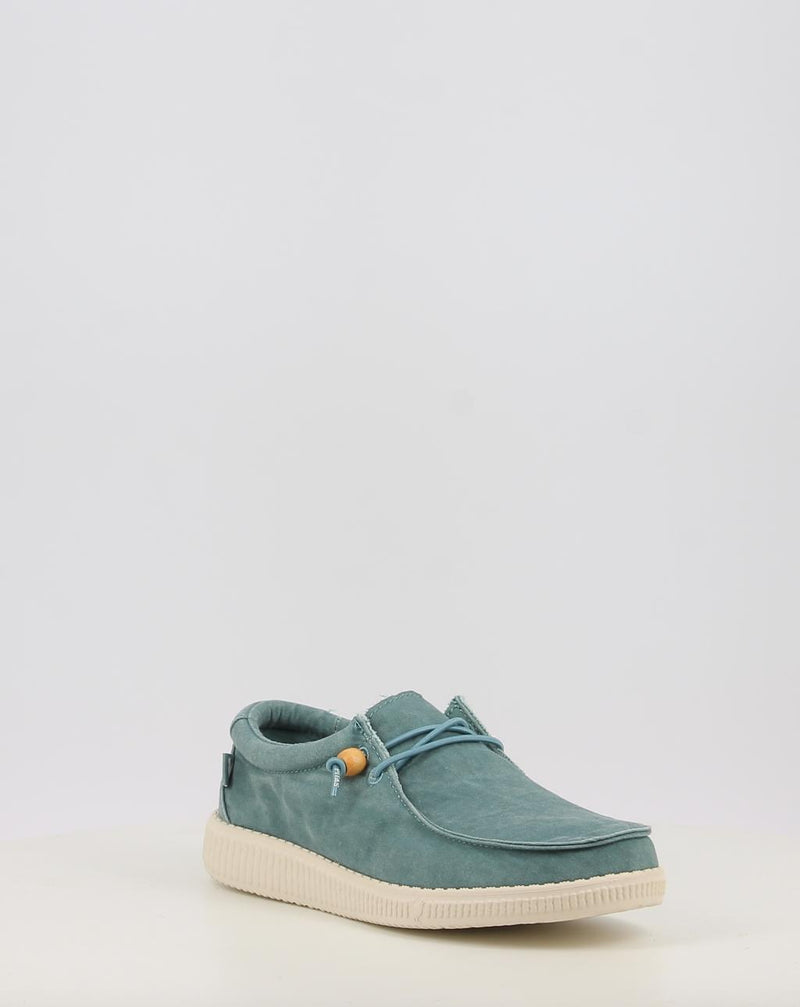 Chaussures bateau WALK IN PITAS WP150 WALLABI WASHED bleu