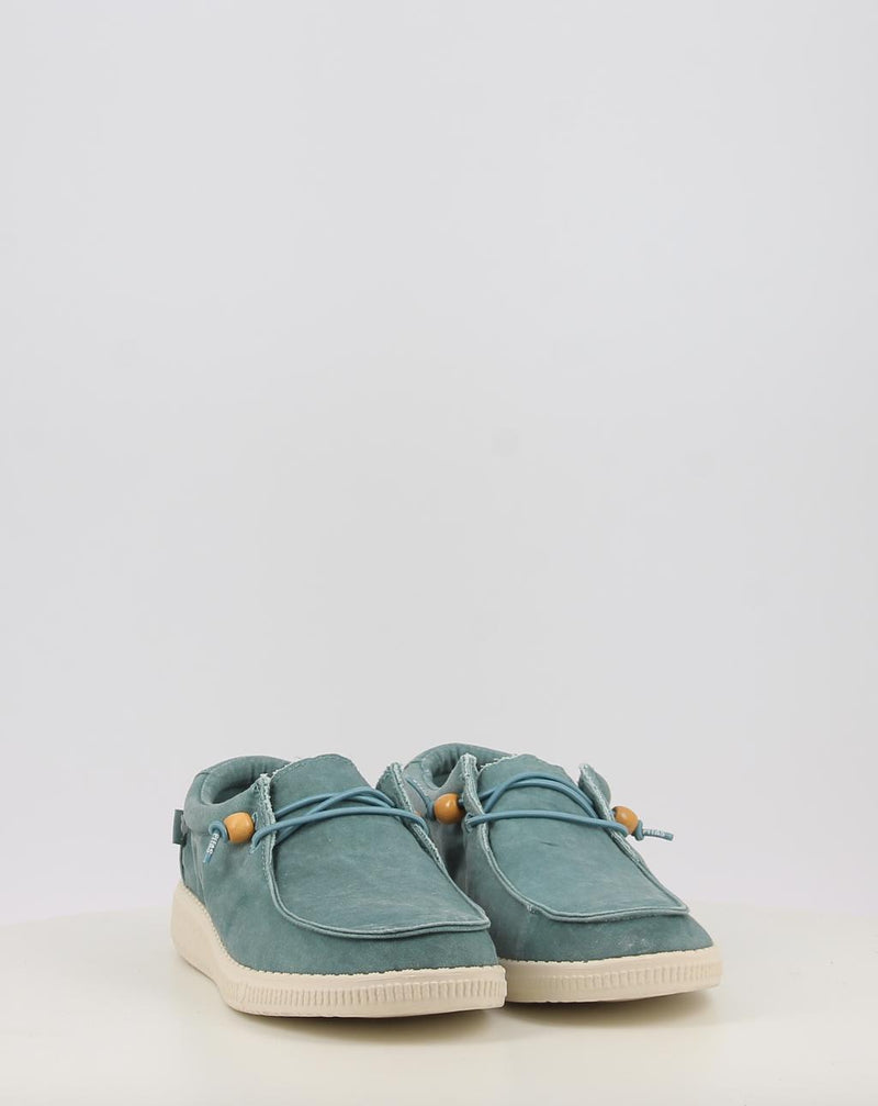 Chaussures bateau WALK IN PITAS WP150 WALLABI WASHED bleu