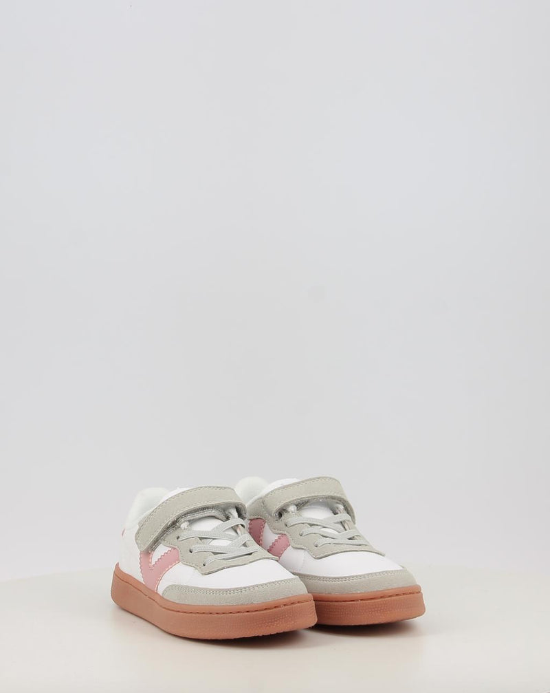 Baskets VICTORIA OSLO EFECTO PIEL & COLOR 1256102 blanc