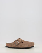 Sabots BIRKENSTOCK BOSTON SFB LEVE DARK TEA TONAL FB cuir