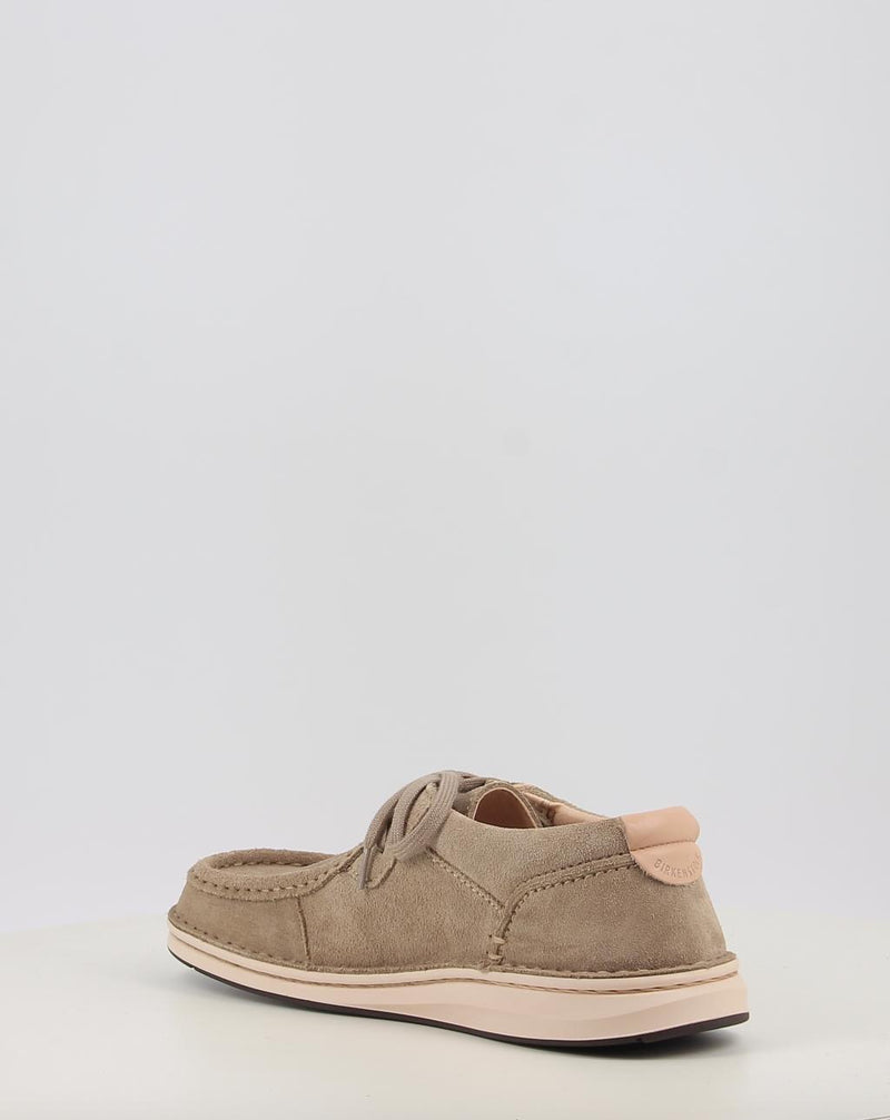 Chaussures bateau BIRKENSTOCK PASADENA LEVE TAUPE taupe