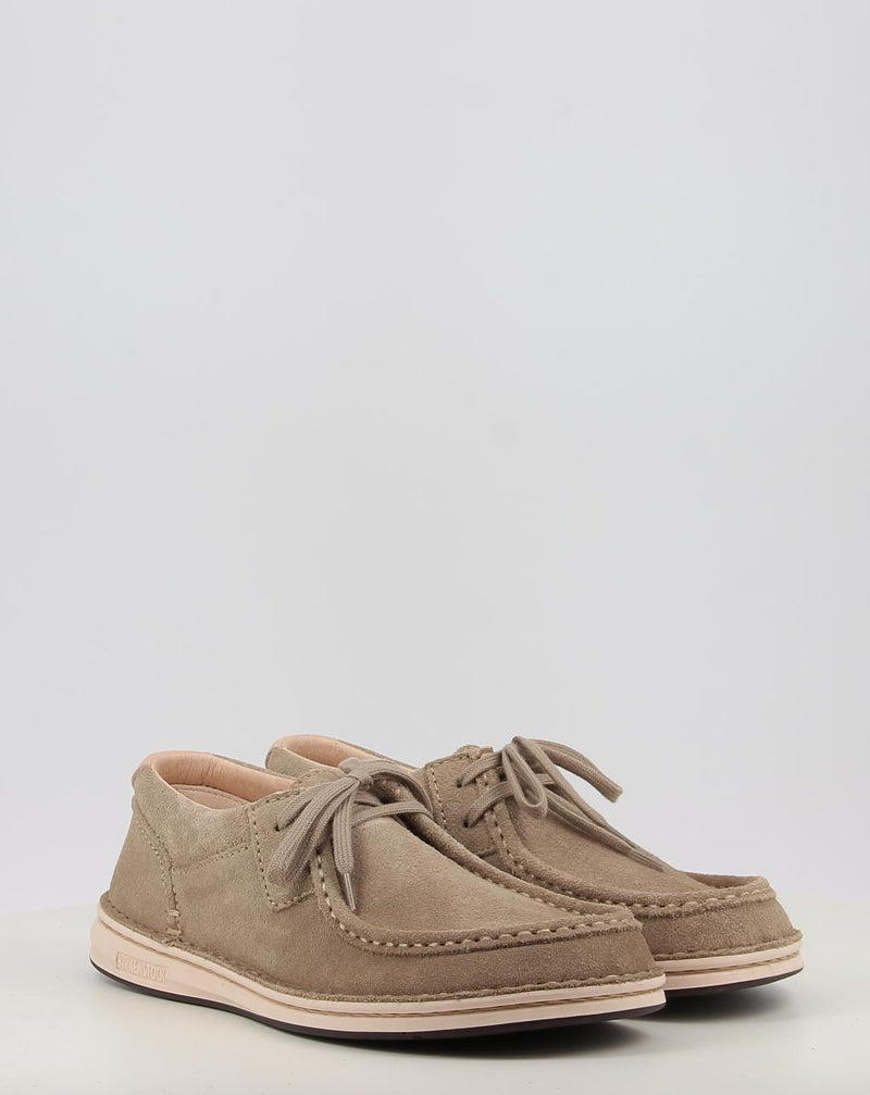 Chaussures bateau BIRKENSTOCK PASADENA LEVE TAUPE taupe