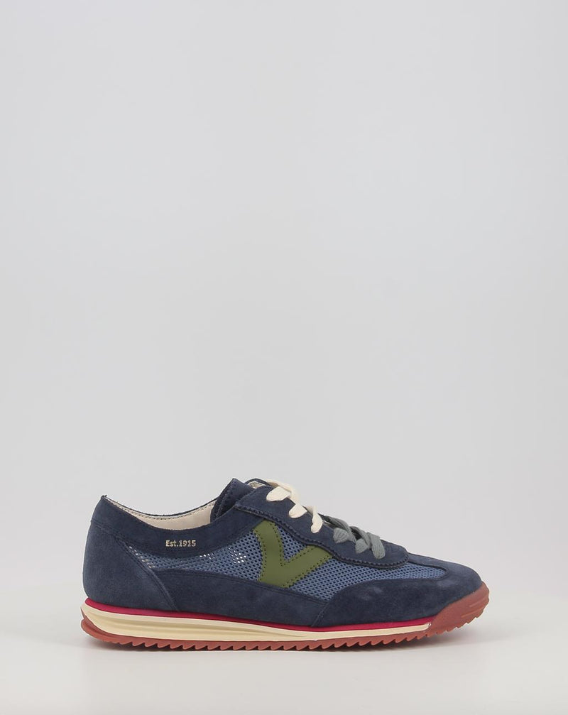 Baskets VICTORIA SATURNO & REJILLA MULTICOLOR 1158106 bleu