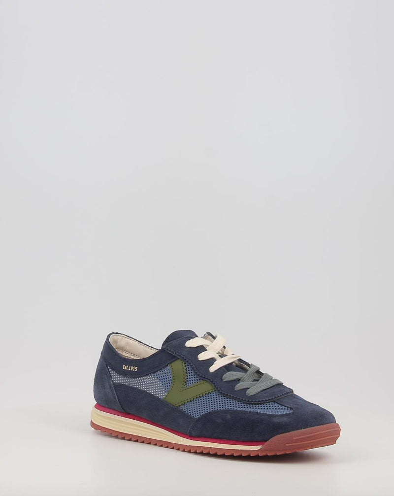 Baskets VICTORIA SATURNO & REJILLA MULTICOLOR 1158106 bleu